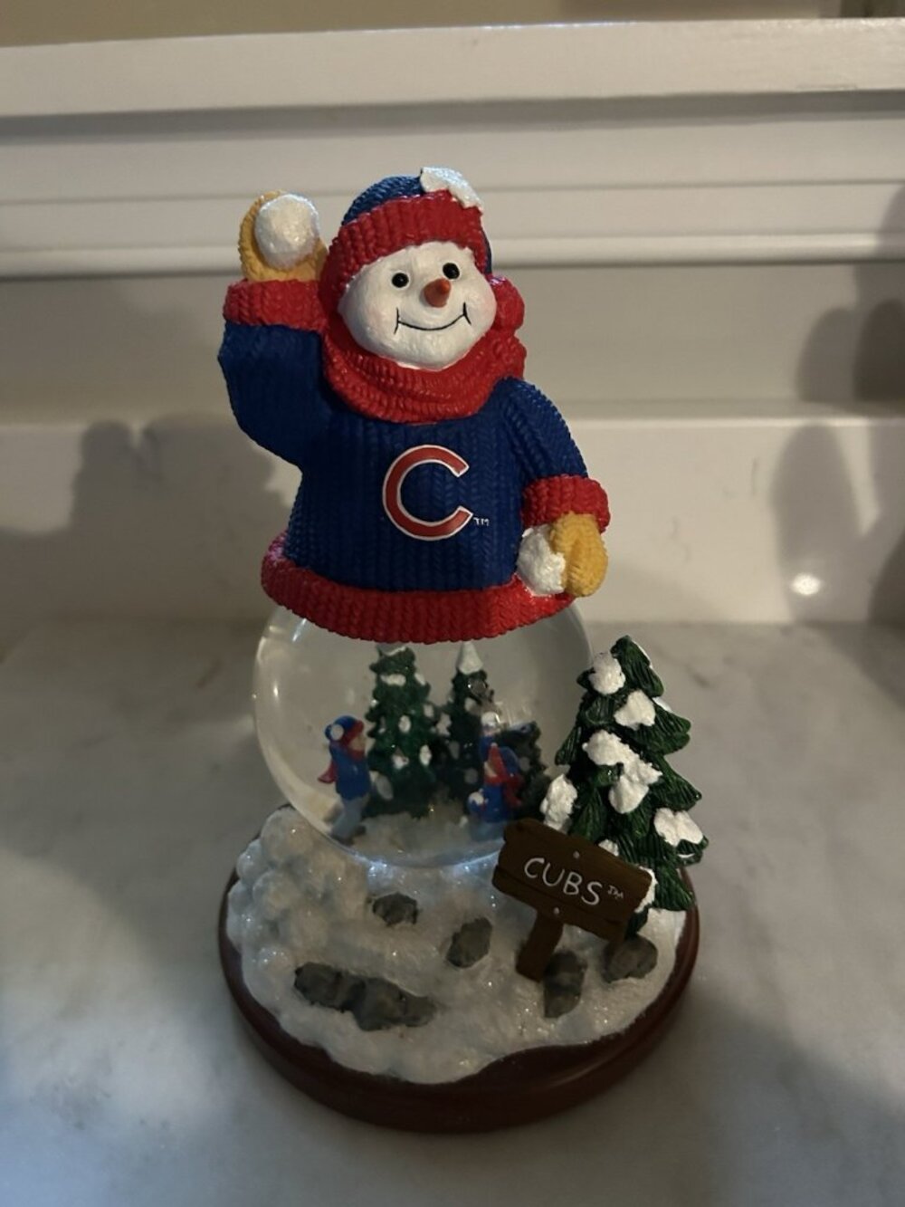 Stadium Snowman Chicago Cubs New In Box